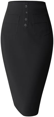 Amazon.com: GRACE KARIN Women's Black Skirts Bodycon Pencil Skirt